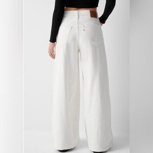 LAST Levi's Premium xl Flood Jeans for Free People It's Ecru Time Size 32 NWTS